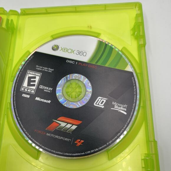 Forza Motorsport 4 (Microsoft Xbox 360, 2011) CIB + With PGR 4 Game & Manual - Picture 4 of 6